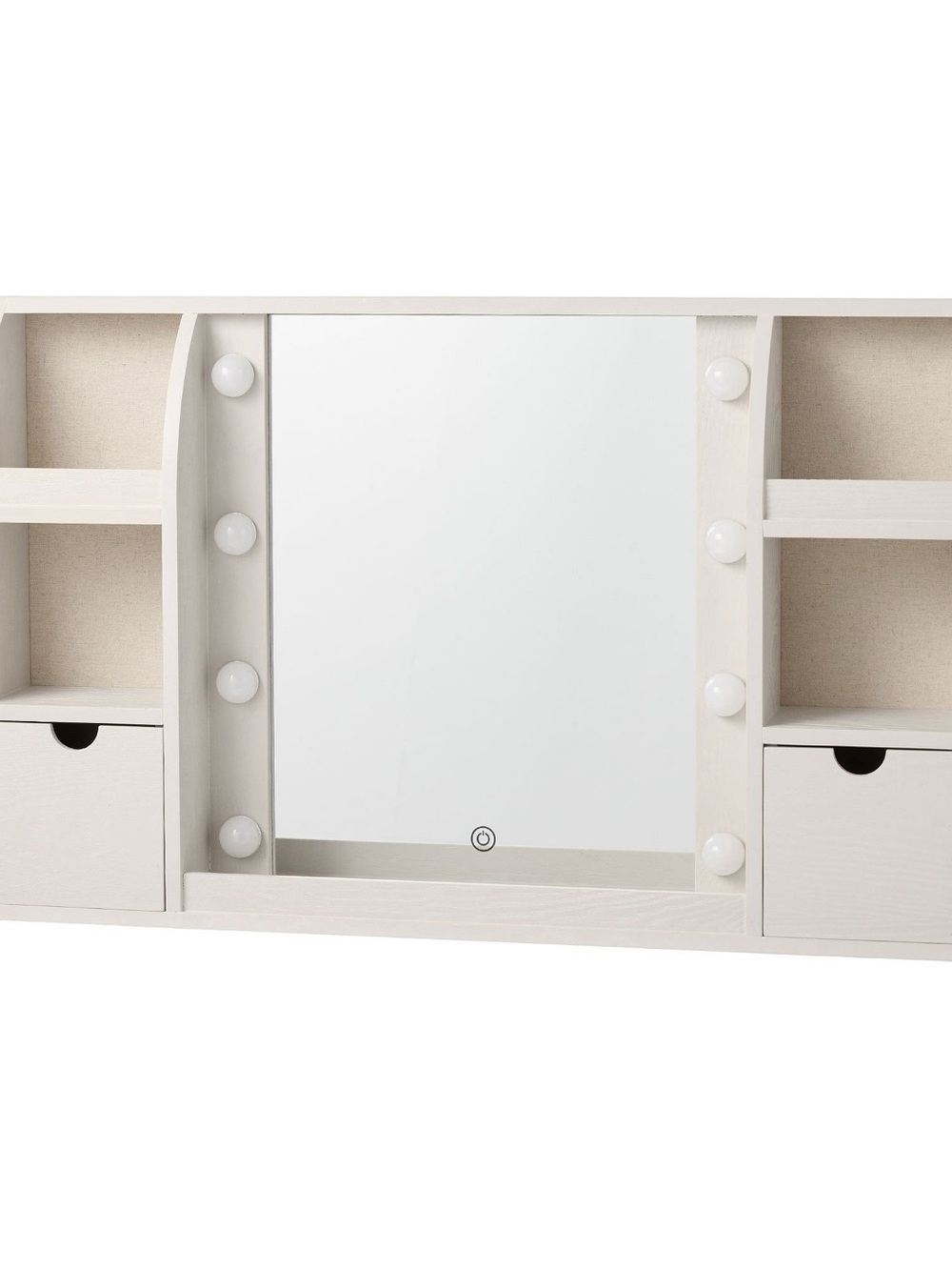 Marquee Beauty Storage Mirror (32"x20")
- White